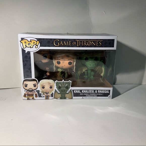 Game of Thrones Funko Khal Khaleesi and Rhaegal - Picture 2 of 16
